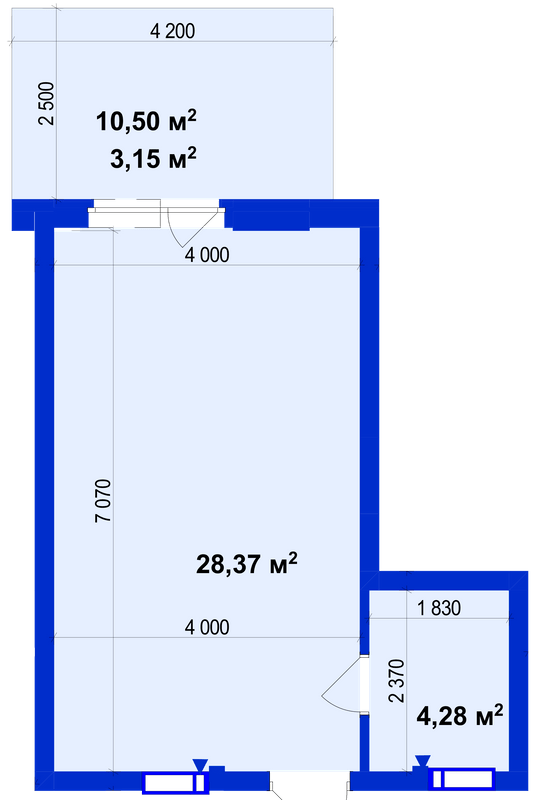 1-комнатная 35.8 м² в ЖК Utlandia-2 от 30 800 грн/м², г. Ирпень