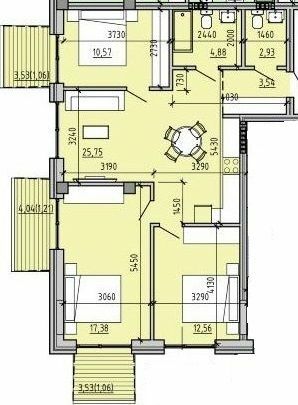 3-кімнатна 80.83 м² в ЖК Простір на 9-й Фонтана від 29 700 грн/м², Одеса