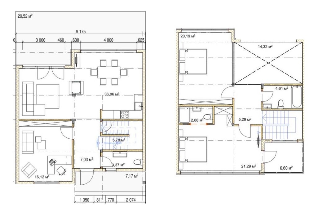 Дуплекс 135 м² в КП River Garden от 31 037 грн/м², с. Осещина