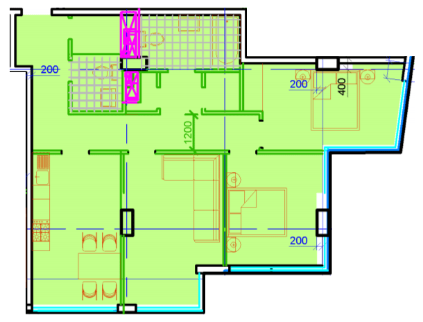 3-кімнатна 88.43 м² в ЖК Central Park від 34 500 грн/м², Дніпро