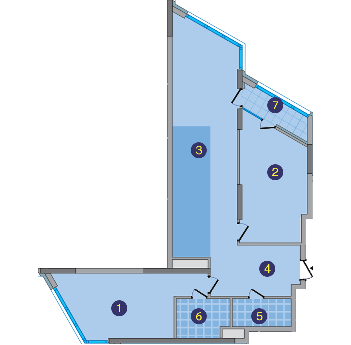 2-комнатная 105.26 м² в ЖК Заречный от 30 000 грн/м², Киев