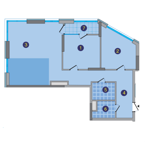 2-кімнатна 96.54 м² в ЖК Зарічний від 28 000 грн/м², Київ