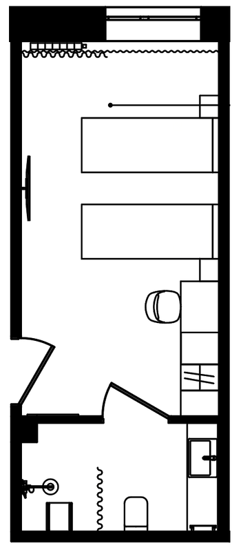 1-комнатная 23.4 м² в Апарт-отель Just Apartments от застройщика, Львов