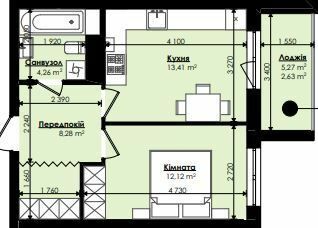 1-кімнатна 40.33 м² в ЖК Коло Львова. Будинок вісімдесяти велосипедів від 20 150 грн/м², смт Брюховичі