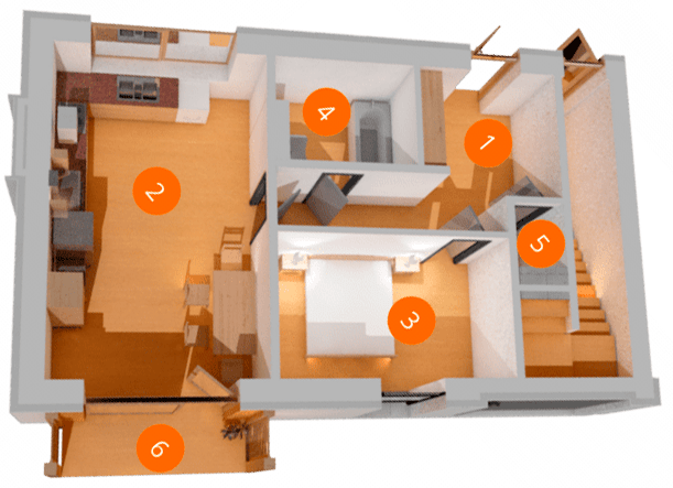 1-комнатная 54.62 м² в ЗК Королева Гора от 17 150 грн/м², с. Борки