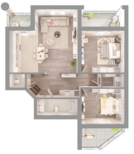 3-комнатная 111.5 м² в ЖК Княжеский от 38 450 грн/м², Николаев