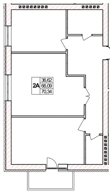 2-комнатная 70.34 м² в ЖК Мичурина от 15 000 грн/м², с. Агрономичное