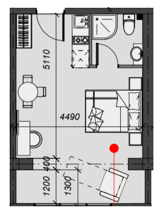 1-комнатная 29.82 м² в ЖК Green Park Resort от 28 900 грн/м², с. Поляна