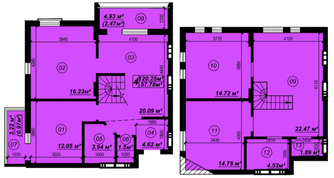 Дворівнева 120.25 м² в ЖК Verba від 18 000 грн/м², смт Глеваха