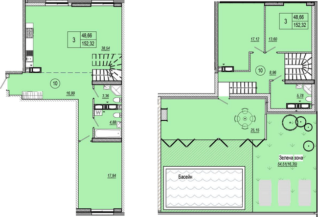 Двухуровневая 152.32 м² в ЖК Podil Plaza & Residence от 42 000 грн/м², Киев