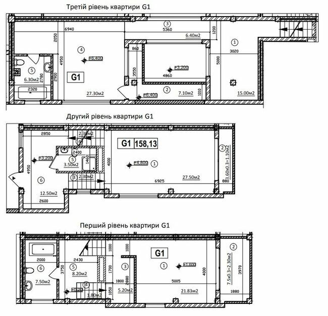 Дворівнева 158.13 м² в КБ Greenhouse від 36 000 грн/м², Київ