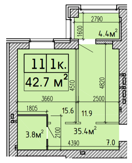 1-кімнатна 42.7 м² в ЖК Suncity від 19 000 грн/м², Дніпро