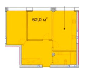 2-кімнатна 62 м² в ЖК Олімпійський від 21 000 грн/м², Дніпро