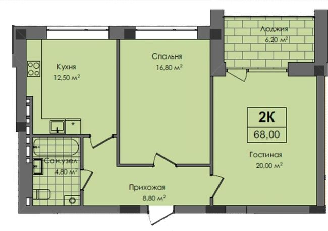 3-кімнатна 86 м² в ЖК Південний від 27 400 грн/м², Дніпро