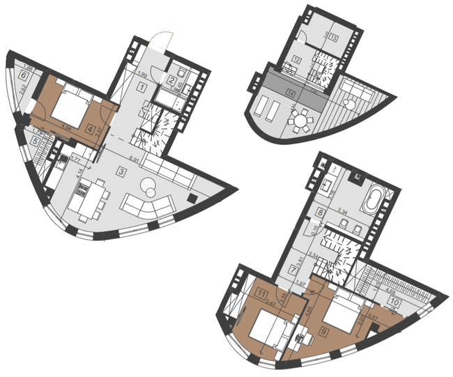 Дворівнева 139.5 м² в ЖК Парус City від 26 700 грн/м², Львів