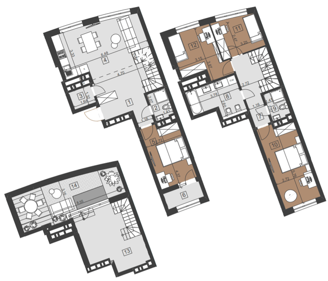 Дворівнева 139.4 м² в ЖК Парус City від 26 700 грн/м², Львів