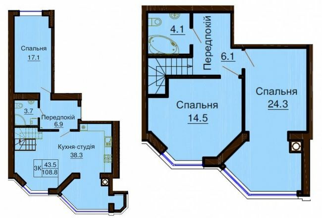 Двухуровневая 108.8 м² в ЖК София Клубный от 30 000 грн/м², с. Софиевская Борщаговка