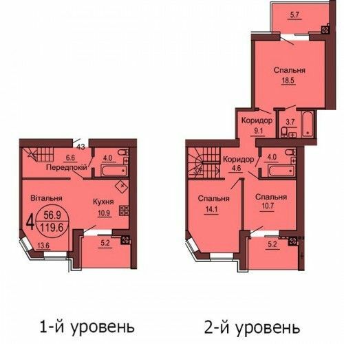 Дворівнева 119.6 м² в ЖК Софія Клубний від 30 000 грн/м², с. Софіївська Борщагівка