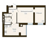 2-комнатная 62.8 м² в ЖК София Резиденс от 33 000 грн/м², с. Софиевская Борщаговка