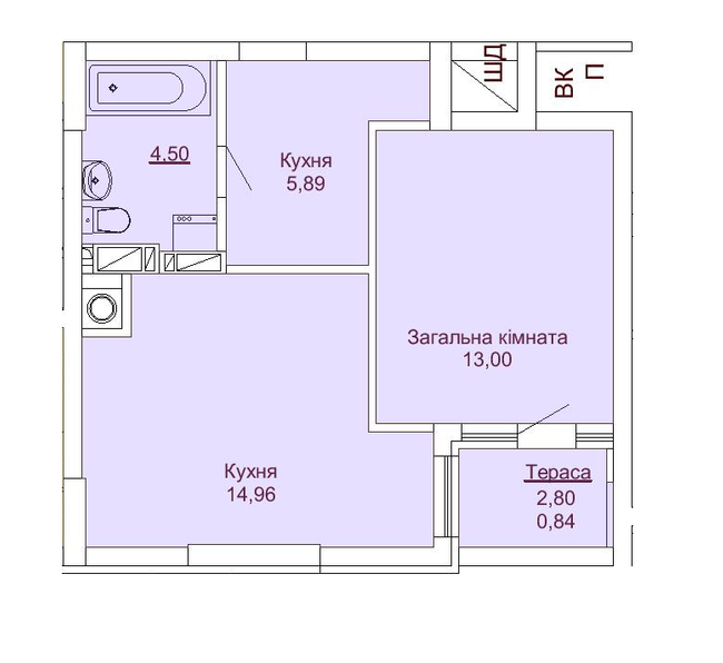1-кімнатна 39.19 м² в ЖК Royal Park від 27 550 грн/м², м. Ірпінь