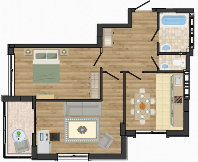 2-кімнатна 62.9 м² в ЖК Золота Ера від 19 650 грн/м², с. Крижанівка