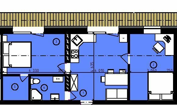 2-комнатная 52.12 м² в ЖК Rothenburg House от 26 100 грн/м², с. Петропавловская Борщаговка