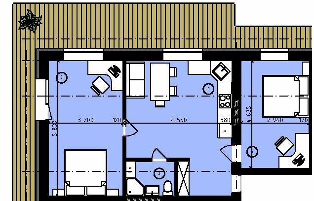 2-кімнатна 58.77 м² в ЖК Rothenburg House від 25 050 грн/м², с. Петропавлівська Борщагівка