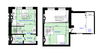 Дворівнева 57.58 м² в ЖК Viking Home від 16 000 грн/м², м. Ірпінь