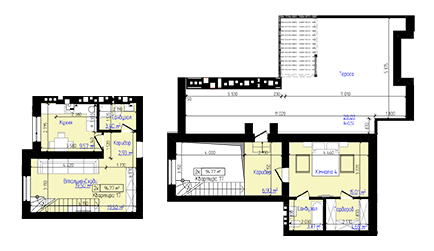 Двухуровневая 94.77 м² в ЖК Viking Home от 16 000 грн/м², г. Ирпень