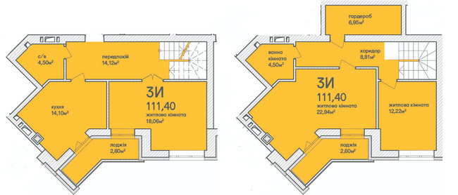 Двухуровневая 111.4 м² в ЖК Синергия Сити (Kvartal Group) от 19 000 грн/м², г. Ирпень