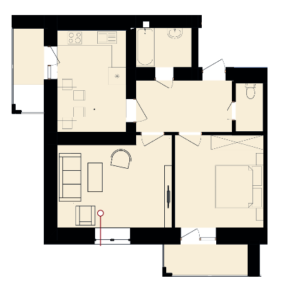 2-комнатная 61.96 м² в ЖК Вишневый от 12 000 грн/м², Хмельницкий