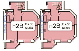 Дворівнева 117.38 м² в ЖК Kvartal від 21 900 грн/м², Запоріжжя