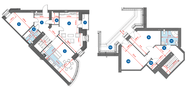 Двухуровневая 167.24 м² в ЖК City Park от 23 500 грн/м², г. Кременчуг