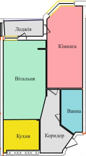 1-кімнатна 52.62 м² в ЖК на просп. Злуки, ЗА, 5А від 14 000 грн/м², Тернопіль