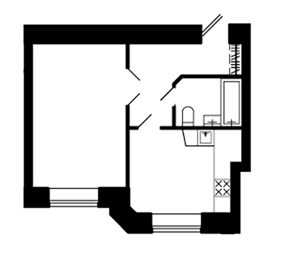 1-комнатная 39.57 м² в ЖК на вул. Тролейбусна, 4 от 19 000 грн/м², Тернополь