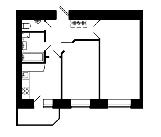 2-комнатная 53.02 м² в ЖК на вул. Тролейбусна, 4 от 18 500 грн/м², Тернополь