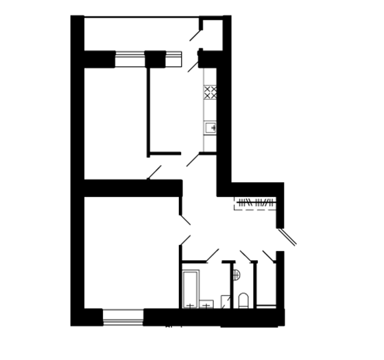 2-кімнатна 70.91 м² в ЖК на вул. Тролейбусна, 4 від 18 500 грн/м², Тернопіль