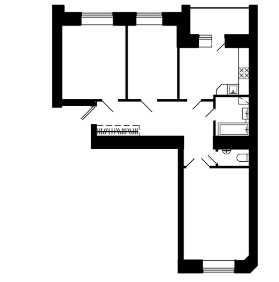 3-кімнатна 75.72 м² в ЖК на вул. Тролейбусна, 4 від 18 000 грн/м², Тернопіль