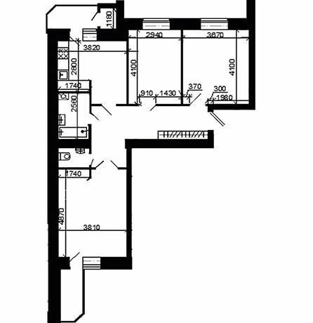 3-кімнатна 82.26 м² в ЖК на вул. Тролейбусна, 4 від 18 000 грн/м², Тернопіль