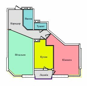 2-кімнатна 64.52 м² в ЖК на вул. Київська від 13 000 грн/м², Тернопіль