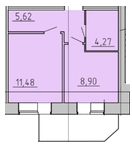 1-комнатная 36.5 м² в ЖК на ул. Гончая, 59, 61 от 14 500 грн/м², Чернигов