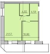 1-кімнатна 48.5 м² в ЖК на вул. Гонча, 59, 61 від 14 500 грн/м², Чернігів