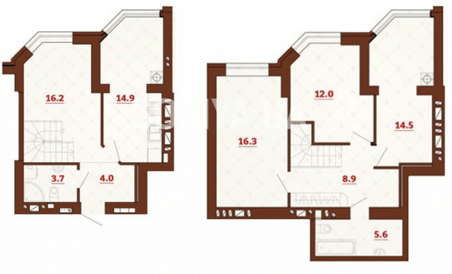 Двухуровневая 96.1 м² в ЖК София Резиденс от 29 000 грн/м², с. Софиевская Борщаговка