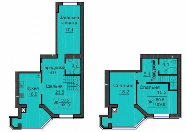 3-кімнатна 108.5 м² в ЖК Софія Резіденс від 29 000 грн/м², с. Софіївська Борщагівка