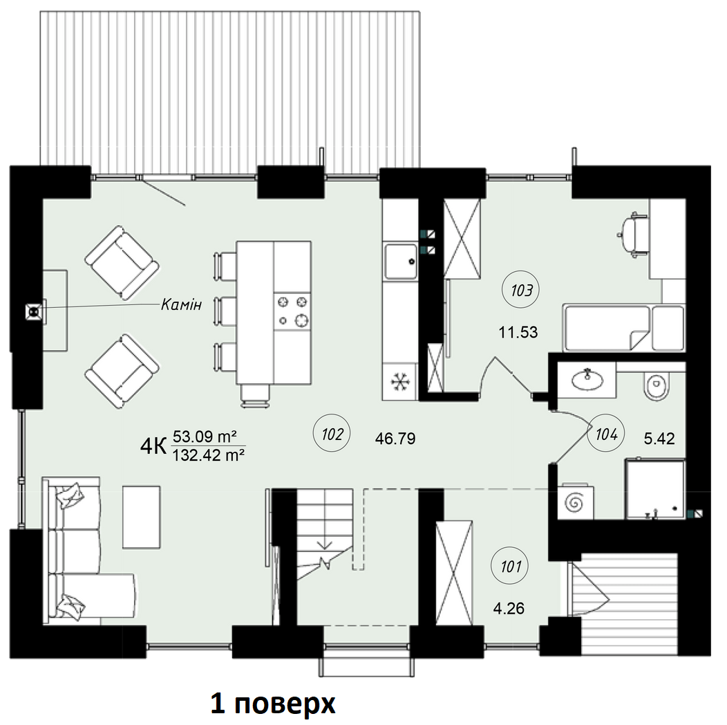 Таунхаус 132 м² в КМ Loft City 2.0 від 24 394 грн/м², м. Ірпінь