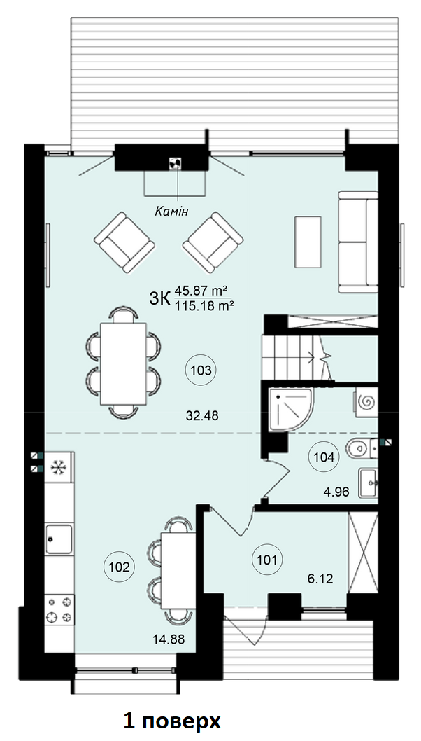 Таунхаус 115 м² в КМ Loft City 2.0 від 24 087 грн/м², м. Ірпінь