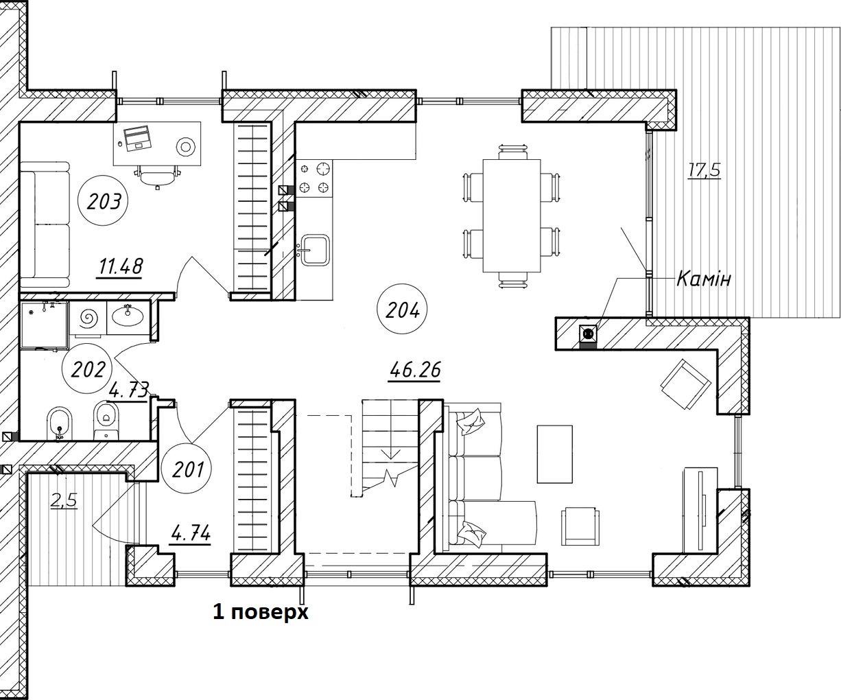 Дуплекс 156 м² в КМ Hidden House від 26 923 грн/м², м. Ірпінь
