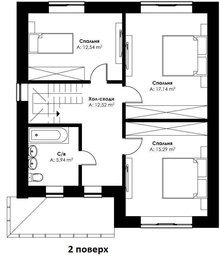 Котедж 126 м² в КМ Pine Wood. mini від 34 075 грн/м², м. Ірпінь