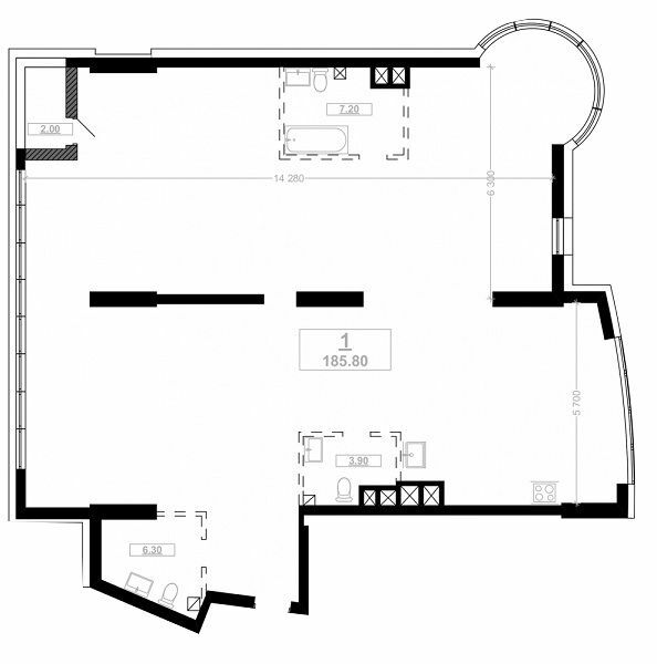 4-кімнатна 185.8 м² в ЖК Busov Hill від 68 250 грн/м², Київ