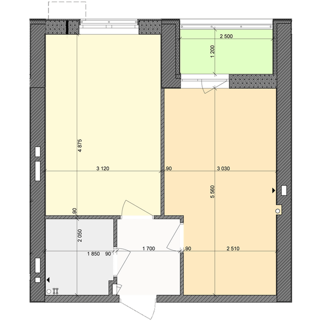 1-комнатная 39.5 м² в ЖК Столичный от 20 000 грн/м², г. Васильков